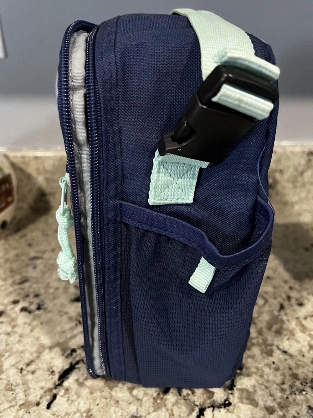 Target Star Print Insulated Lunch Tote w/ Mesh Pocket Side. Zip Closure.